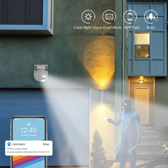 CamHi CamHipro-Caméra IP de permission de Sécurité PTZ, 8MP, 4K, 5MP, 4MP, Wi-Fi, CCTV, Document de Suivi de Mouvement, Vision Nocturne