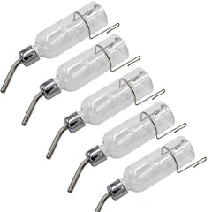 Abreuvoir automatique pour animaux de compagnie, distributeur d'eau, fontaine pour overd'inde, hamster, lapin et chat, 5 pièces, nouveau