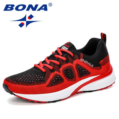 BONA baskets hommes chaussures Sport maille formateurs paniers légers Femme chaussures de course en plein air chaussures de Sport hommes