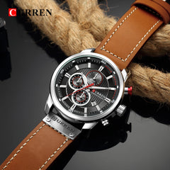 Istro REN-Montre de sport à quartz pour homme, chronographe, marque de luxe