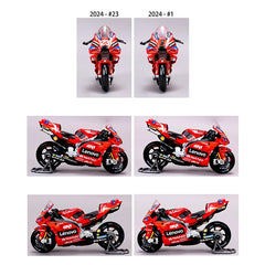 Maisto 1:18 Ducati Lenovo Équipe 2024 # 1 Francesco Bagnaia # 23 Enea Bastiani Simulation alliage moulé sous pression modèle de course de moto jouet