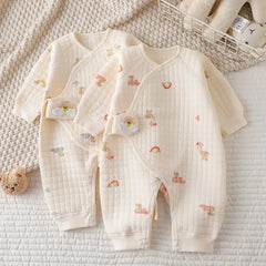 Ircomll nouveau-né bébé vêtements automne hiver chaud coton bébé barboteuses pyjamas pour filles garçons infantile vêtements de maison bébé vêtements