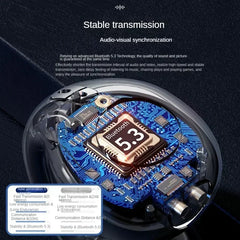 Casque à conduction Sophia sans fil Bluetooth 5.3, casque à suppression de bruit, casque d'oreille à clip, écouteurs de sport et de jeu, appel HD, T75, nouveau