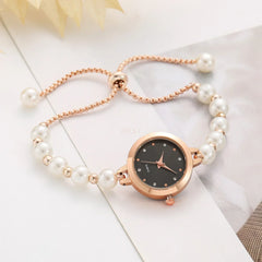 Montre de luxe originale pour femmes Design de mode Bracelet de perles montres dames montres élégantes cadeaux relojes para damas