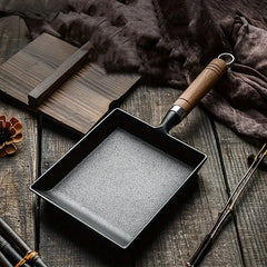 Ustensiles de cuisine japonais antiadhésifs, poêle à œufs, poêle à crêpes, Pot en fonte, outils de cuisine faciles à nettoyer, Pots carrés, 1 pièces