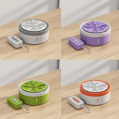Mini lave-linge portable USB rotatif Turbo Fruit, lave-vaisselle de cuisine à ultrasons pour vêtements, maison, voyage, télécommande