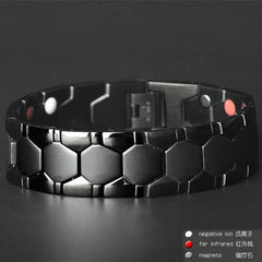 Bracelet à breloques santé énergie Bracelet arthrite torsadé magnétique exquis Bracelet mâle cadeau puissance thérapie aimants hommes Bracelet