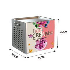 ITOP – congélateur de table électrique, 110-220V, pour crème glacée frite en rouleau, yaourt, Smoothie aux fruits