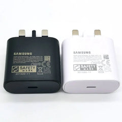 Adaptateur de chargeur Super rapide pour Samsung, prise britannique 25W, pour Galaxy Z Flip Fold 6 5 4 3 2 S24 S23 S22 S21 S20 Ultra FE A15 A25 A35 A55