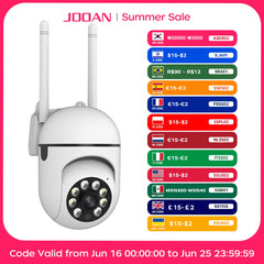 JOOAN 2MP PTZ caméra IP maison intelligente couleur nuit suivi automatique sécurité WiFi caméra bidirectionnelle Audio CCTV vidéo Surveillance caméra