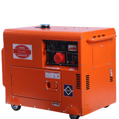 Ensemble générateur Diesel silencieux 3KVA 5KVA 8KVA, pour usage domestique et extérieur, alternateur triphasé, bon prix