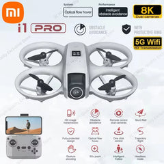 Xiaomi i1PRO Mini Drone 8K HD double caméra aérienne évitement d'obstacles débit optique évitement de vol stationnaire Drone RC à quatre axes 10000M 2025