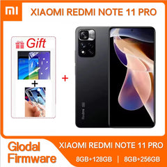 Global Rom Xiaomi Redmi Note 11 Pro 5G Smartphone 8GB 256GB 108MP caméra MTK Helio G96 Octa Core 120Hz affichage NFC