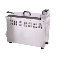 Industrie simple gaz friture maïs chien utilisé Propane friteuse Machine frites et poulet frit salle à manger rapide