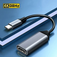 Câble compatible Type C vers HDMI, convertisseur USB C vers HDMI, adaptateur HDMI 4K USB 3.1, HDTV, pour PC portable MacBook