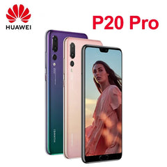 HUAWEI-Smartphone P20 Pro, Android, Google Play, PR6.1 ", appareil photo 40MP + 24MP, 4000mAh, 4G, téléphone d'occasion