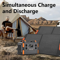 Générateur domestique 1008wh 1200W, batterie Lifepo4, centrale électrique Portable 220V avec panneau solaire 100W, sauvetage d'urgence en plein air