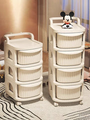 Tiroirs de rangement multicouches, chariot organisateur de chambre à coucher avec roulettes, étagère de rangement pour bébé, supports amovibles pour la maison