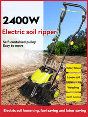 Scarificateur électrique, Micro-motoculteur, Machine de labour des terres, cultivateur de creuser des terres domestiques, motoculteur rotatif agricole 220V