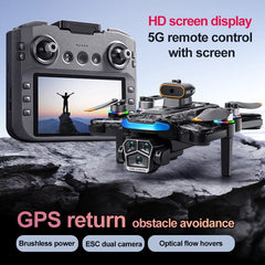 Xiaomi A14 Pro max Drone 4K professionnel HD double caméra Dron moteur sans brosse WIFI FPV pliable RC quadrirotor hélicoptère jouets nouveau