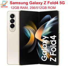 Samsung Galaxy Z Fold4 Fold 4 5G F936B Version mondiale 7.6 "AMOLED 12GB RAM 256/512GB ROM Snapdragon NFC 99% nouveau téléphone portable