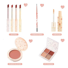 Coffret de maquillage complet avec rouge à lèvres, Jules Glaze, coffret de cosmétiques, cadeau d'anniversaire pour petite amie et femme