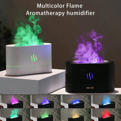 Humidificateur portatif de flamme de feu d'air h2o de salle de couleur de changement de Led Usb de brume fraîche humidificateur de diffuseur d'huile essentielle d'arome