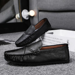 Chaussures Doudou, chaussures de conduite à une jambe, chaussures tendance de style coréen, chaussures décontractées à la mode, chaussures pour hommes