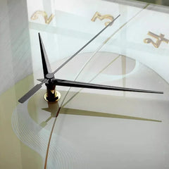 Horloge murale Double face créative salon murale coin horloges Art moderne lumière LED horloge murale décoration suspendue