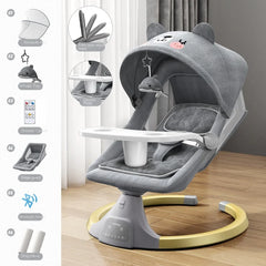 Chaise à bascule pour bébé, berceau électrique pour bébés dormir, berceau pour nouveau-né, chaise apaisante avec musique, réglable