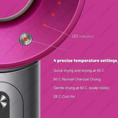 Super sèche-cheveux 220V sèche-cheveux sans feuilles soins personnels des cheveux style outil d'ions négatifs sèche-cheveux électriques à anions constants