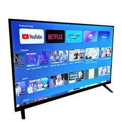 OEM 43/55/65/70 pouces Android Smart TV - 4K UHD FHD Google TV pour usage commercial d'hôtel, WiFi et HDMI