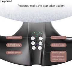 Chaise à bascule électrique Coax Baby God, chaise apaisante pour nouveau-né, berceau de sommeil pour bébé inclinable, lit pouvant s'asseoir et voiler