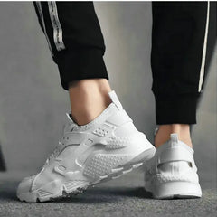 Chaussures de course respirantes pour hommes, baume anti-baume, basket-ball noir, baskets de sport décontractées, jogging en plein air, mode