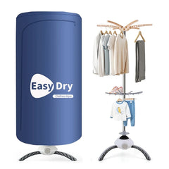 Sèche-linge électrique Portable en acier inoxydable, 220V, Support de séchage pliable à Air chaud