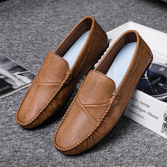 Chaussures Doudou, chaussures de conduite à une jambe, chaussures tendance de style coréen, chaussures décontractées à la mode, chaussures pour hommes