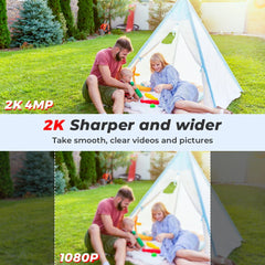 4MP extérieur Wifi caméra 2K HD sécurité PTZ IP caméra AI Auto détecter suivi bébé intérieur nuit caméra couleur Surveillance ICSee