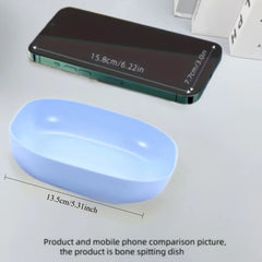 Un ensemble de 10 assiettes carrées avec 1 support – ensemble d'assiettes alimentaires portables