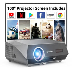 2025 nouveau projecteur 4K 8000 Lumens projecteur Android à mise au point automatique pour les films WiFi 6 Bluetooth faisceau de cinéma maison extérieur pроектор