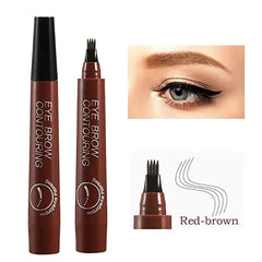 Stylo à sourcils Microblading 5 couleurs, liquide imperméable, crayon à sourcils longue durée, 4 onces, cosmétiques