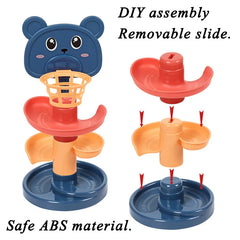 Jouets pour bébé, boule roulante, tour à poils, jouet éducatif précoce pour bébés, piste rotative, cadeau éducatif pour bébé, jouet à empiler pour enfants