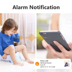IMOU Cue 2E 3MP Wifi caméra bébé moniteur caméra détection humaine compacte intelligente Vision nocturne caméra intérieure Mini Surveillance