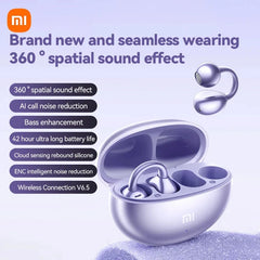 XIAOMI M91 pince d'oreille sans fil écouteur nouveau oreille ouverte Sport Bluetooth 5.4 casque ENC suppression de bruit casque avec micro