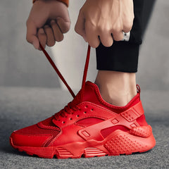 Chaussures de course respirantes pour hommes, baume anti-baume, basket-ball noir, baskets de sport décontractées, jogging en plein air, mode