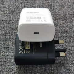 Pour Samsung S24 UK chargeur 45W PD adaptateur de Charge Super rapide pour Galaxy Z Flip Fold 6 5 4 3 2 S20 S21 S22 S23 Note 20 Ultra 10 FE