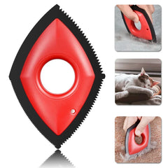 Brosse d'élimination des peluches de chien et de chat en Silicone, dissolvant de poils d'animaux, dispositif de nettoyage de la fourrure de chat, tapis, canapé, grattoir de détail de voiture