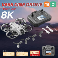 Xiaomi Mijia MINI V666 Drone 4K professionnel WIFI 5G Dron évitement d'obstacles sans brosse Altitude Mode sans tête RC quadrirotor jouets