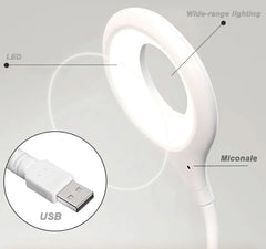 Lampe de bureau USB pliable veilleuses éclairage lampes de Table enfichables lampes de bureau portables Protection des yeux bureau de lecture veilleuse