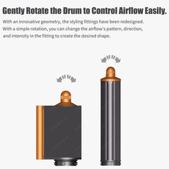 Professionnel 6IN1 Multi Hair Styler sèche-cheveux 1300W lisseur de cheveux friser baril brosse sèche-cheveux Salon Styler Auto Wrap