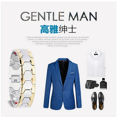 Bracelet à breloques santé énergie Bracelet arthrite torsadé magnétique exquis Bracelet mâle cadeau puissance thérapie aimants hommes Bracelet